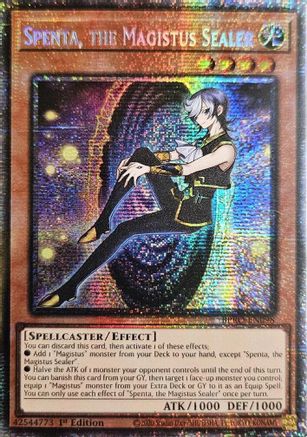 Spenta, the Magistus Sealer (Starlight Rare) (BPRO-EN098) - Burst Protocol 1st Edition Burst Protocol Yugioh Single  Squirtle Squad Card Shop.