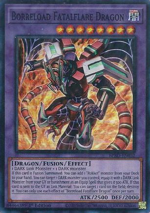 Borreload Fatalflare Dragon (BPRO-EN032) - Burst Protocol 1st Edition Burst Protocol Yugioh Single  Squirtle Squad Card Shop.