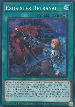 Exosister Betrayal (BPRO-EN066) - Burst Protocol 1st Edition Burst Protocol Yugioh Single  Squirtle Squad Card Shop.