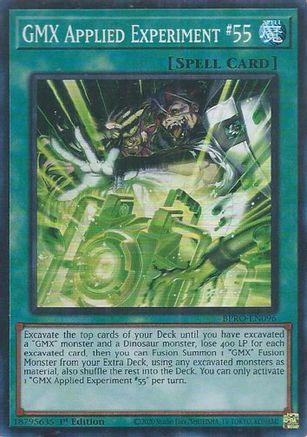 GMX Applied Experiment #55 (BPRO-EN096) - Burst Protocol 1st Edition Burst Protocol Yugioh Single  Squirtle Squad Card Shop.