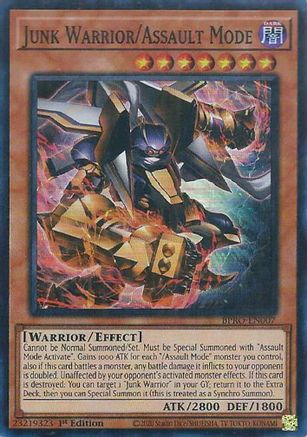 Junk Warrior/Assault Mode (BPRO-EN007) - Burst Protocol 1st Edition Burst Protocol Yugioh Single  Squirtle Squad Card Shop.
