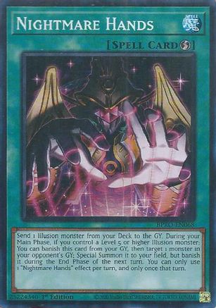 Nightmare Hands (BPRO-EN068) - Burst Protocol 1st Edition Burst Protocol Yugioh Single  Squirtle Squad Card Shop.