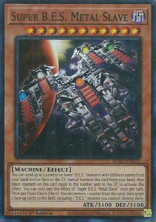 Super B.E.S. Metal Slave (BPRO-EN022) - Burst Protocol 1st Edition Burst Protocol Yugioh Single  Squirtle Squad Card Shop.