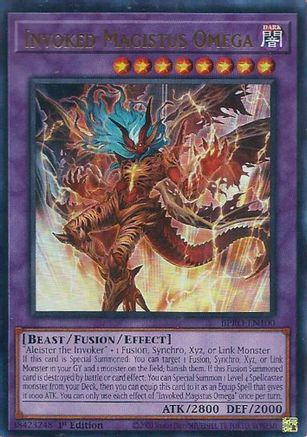 Invoked Magistus Omega (BPRO-EN100) - Burst Protocol 1st Edition Burst Protocol Yugioh Single  Squirtle Squad Card Shop.