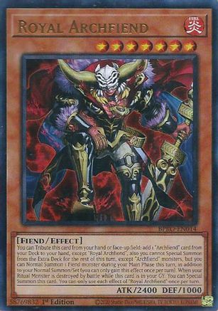 Royal Archfiend (BPRO-EN014) - Burst Protocol 1st Edition Burst Protocol Yugioh Single  Squirtle Squad Card Shop.