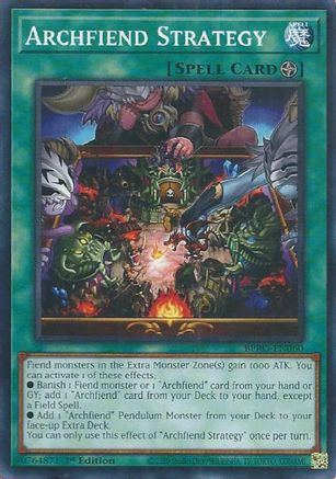 Archfiend Strategy (BPRO-EN060) - Burst Protocol 1st Edition Burst Protocol Yugioh Single  Squirtle Squad Card Shop.