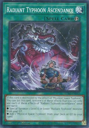 Radiant Typhoon Ascendance (BPRO-EN065) - Burst Protocol 1st Edition Burst Protocol Yugioh Single  Squirtle Squad Card Shop.