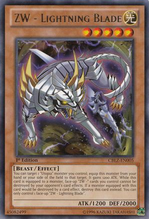 ZW - Lightning Blade (CBLZ-EN005) - Cosmo Blazer Unlimited Cosmo Blazer Yugioh Single  Squirtle Squad Card Shop.