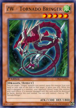 ZW - Tornado Bringer (CBLZ-EN006) - Cosmo Blazer 1st Edition Cosmo Blazer Yugioh Single  Squirtle Squad Card Shop.