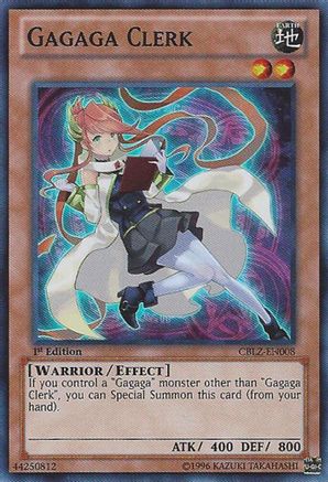 Gagaga Clerk (CBLZ-EN008) - Cosmo Blazer Unlimited Cosmo Blazer Yugioh Single  Squirtle Squad Card Shop.
