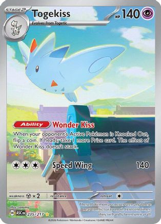 Togekiss 235 (H) - Ascended Heroes - IR
