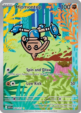 Hitmontop 240/217 – Ascended Heroes – Illustration Rare Pokémon Card