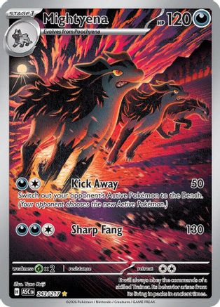 Mightyena 243/217 – Ascended Heroes – Illustration Rare Pokémon Card