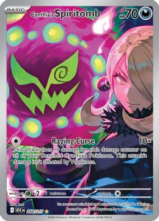 Mega Evolution - Ascended Heroes - Cynthia's Spiritomb 244/217