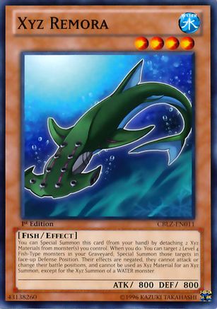 Xyz Remora (CBLZ-EN011) - Cosmo Blazer 1st Edition Cosmo Blazer Yugioh Single  Squirtle Squad Card Shop.