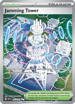 Jamming Tower 261  - Holofoil ME Ascended Heroes - Ultra Rare ME: Ascended Heroes Pokemon Single  Squirtle Squad Card Shop.