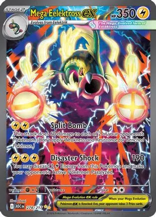 Mega Eelektross ex 278/217 - Holofoil ME Ascended Heroes - Special Illustration Rare