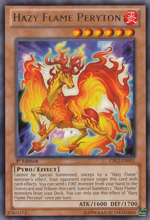 Hazy Flame Peryton (CBLZ-EN031) - Cosmo Blazer 1st Edition Cosmo Blazer Yugioh Single  Squirtle Squad Card Shop.