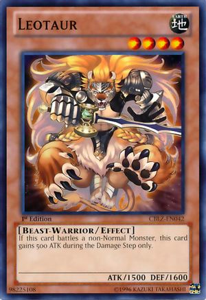 Leotaur (CBLZ-EN042) - Cosmo Blazer Unlimited Cosmo Blazer Yugioh Single  Squirtle Squad Card Shop.