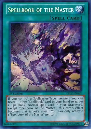 Spellbook of the Master (CBLZ-EN062) - Cosmo Blazer 1st Edition Cosmo Blazer Yugioh Single  Squirtle Squad Card Shop.