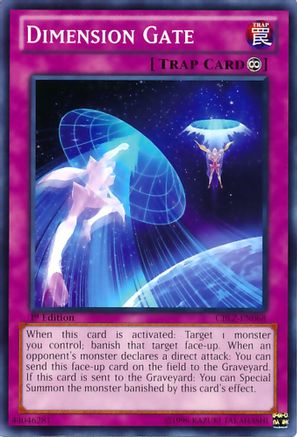 Dimension Gate (CBLZ-EN068) - Cosmo Blazer 1st Edition Cosmo Blazer Yugioh Single  Squirtle Squad Card Shop.