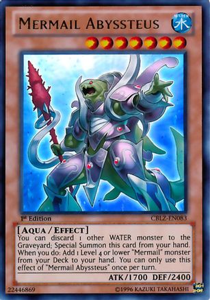 Mermail Abyssteus (CBLZ-EN083) - Cosmo Blazer 1st Edition Cosmo Blazer Yugioh Single  Squirtle Squad Card Shop.