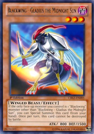 Blackwing - Gladius the Midnight Sun (CBLZ-EN095) - Cosmo Blazer 1st Edition Cosmo Blazer Yugioh Single  Squirtle Squad Card Shop.
