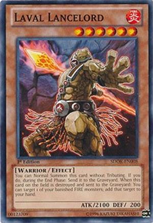 Laval Lancelord (SDOK-EN008) - Structure Deck: Onslaught of the Fire Kings 1st Edition Structure Deck: Onslaught of the Fire Kings Yugioh Single  Squirtle Squad Card Shop.
