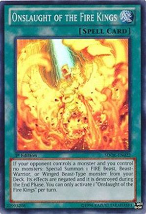 Onslaught of the Fire Kings (SDOK-EN022) - Structure Deck: Onslaught of the Fire Kings 1st Edition Structure Deck: Onslaught of the Fire Kings Yugioh Single  Squirtle Squad Card Shop.