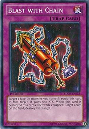 Blast with Chain (SDOK-EN035) - Structure Deck: Onslaught of the Fire Kings 1st Edition Structure Deck: Onslaught of the Fire Kings Yugioh Single  Squirtle Squad Card Shop.