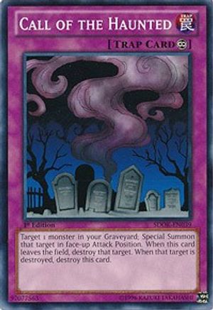 Call of the Haunted (SDOK-EN039) - Structure Deck: Onslaught of the Fire Kings 1st Edition Structure Deck: Onslaught of the Fire Kings Yugioh Single  Squirtle Squad Card Shop.