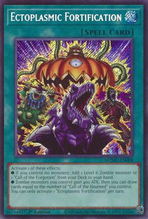 Ectoplasmic Fortification (MZMU-EN008) - Maze of Muertos 1st Edition Maze of Muertos Yugioh Single  Squirtle Squad Card Shop.