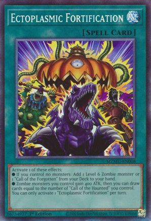 Ectoplasmic Fortification (Collector's Rare) (MZMU-EN008) - Maze of Muertos 1st Edition Maze of Muertos Yugioh Single  Squirtle Squad Card Shop.
