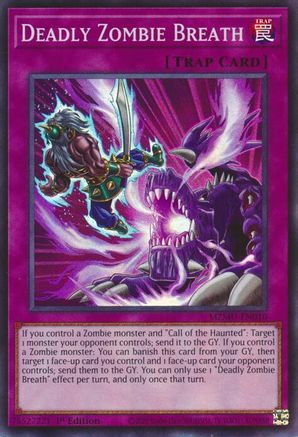 Deadly Zombie Breath (MZMU-EN010) - Maze of Muertos 1st Edition Maze of Muertos Yugioh Single  Squirtle Squad Card Shop.