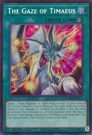 The Gaze of Timaeus (MZMU-EN013) - Maze of Muertos 1st Edition Maze of Muertos Yugioh Single  Squirtle Squad Card Shop.
