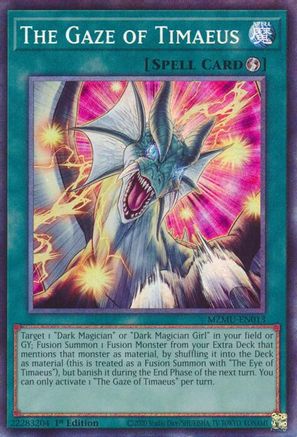 The Gaze of Timaeus (Collector's Rare) (MZMU-EN013) - Maze of Muertos 1st Edition Maze of Muertos Yugioh Single  Squirtle Squad Card Shop.