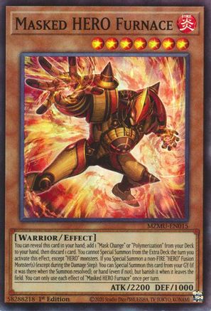 Masked HERO Furnace (MZMU-EN015) - Maze of Muertos 1st Edition Maze of Muertos Yugioh Single  Squirtle Squad Card Shop.