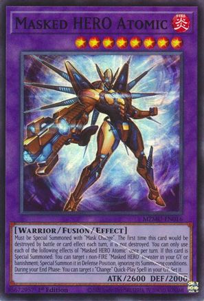 Masked HERO Atomic (MZMU-EN016) - Maze of Muertos 1st Edition Maze of Muertos Yugioh Single  Squirtle Squad Card Shop.