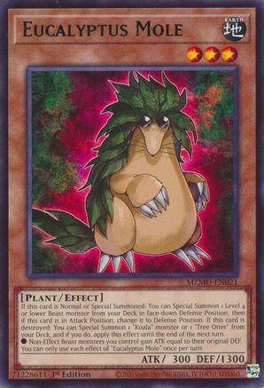 Eucalyptus Mole (MZMU-EN021) - Maze of Muertos 1st Edition Maze of Muertos Yugioh Single  Squirtle Squad Card Shop.