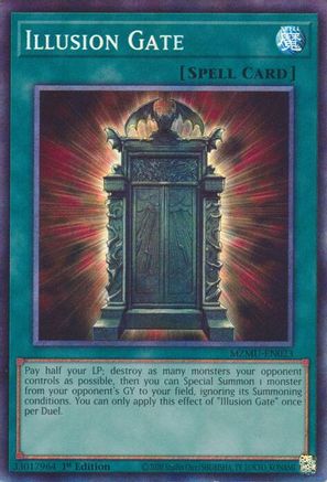 Illusion Gate (Collector's Rare) (MZMU-EN023) - Maze of Muertos 1st Edition Maze of Muertos Yugioh Single  Squirtle Squad Card Shop.