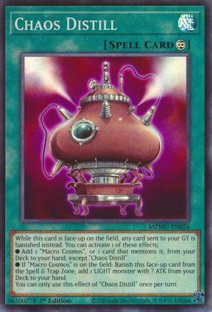 Chaos Distill (MZMU-EN026) - Maze of Muertos 1st Edition Maze of Muertos Yugioh Single  Squirtle Squad Card Shop.