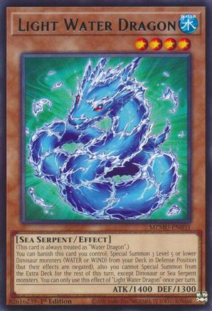 Light Water Dragon (MZMU-EN031) - Maze of Muertos 1st Edition Maze of Muertos Yugioh Single  Squirtle Squad Card Shop.