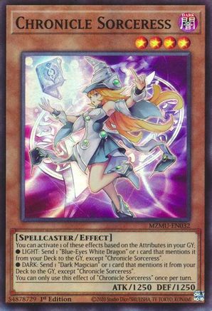 Chronicle Sorceress (MZMU-EN032) - Maze of Muertos 1st Edition Maze of Muertos Yugioh Single  Squirtle Squad Card Shop.