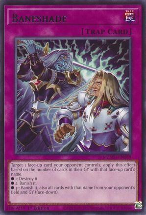 Baneshade (MZMU-EN039) - Maze of Muertos 1st Edition Maze of Muertos Yugioh Single  Squirtle Squad Card Shop.