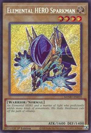 Elemental HERO Sparkman (MZMU-EN059) - Maze of Muertos 1st Edition Maze of Muertos Yugioh Single  Squirtle Squad Card Shop.