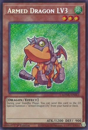 Armed Dragon LV3 (MZMU-EN063) - Maze of Muertos 1st Edition Maze of Muertos Yugioh Single  Squirtle Squad Card Shop.