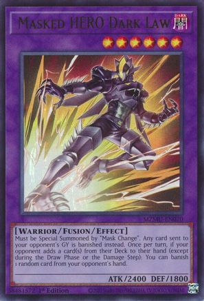 Masked HERO Dark Law (MZMU-EN070) - Maze of Muertos 1st Edition Maze of Muertos Yugioh Single  Squirtle Squad Card Shop.