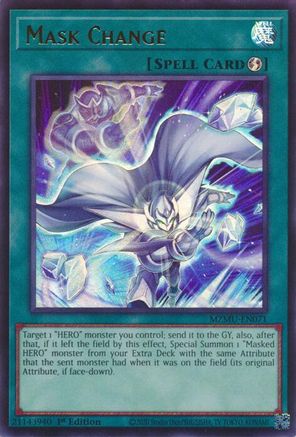 Mask Change (MZMU-EN071) - Maze of Muertos 1st Edition Maze of Muertos Yugioh Single  Squirtle Squad Card Shop.