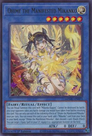 Ohime the Manifested Mikanko (MZMU-EN073) - Maze of Muertos 1st Edition Maze of Muertos Yugioh Single  Squirtle Squad Card Shop.
