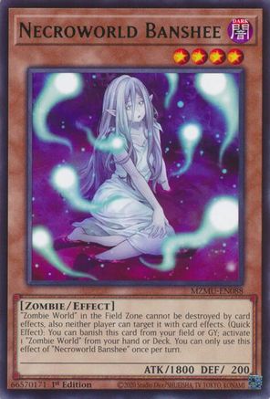 Necroworld Banshee (MZMU-EN088) - Maze of Muertos 1st Edition Maze of Muertos Yugioh Single  Squirtle Squad Card Shop.